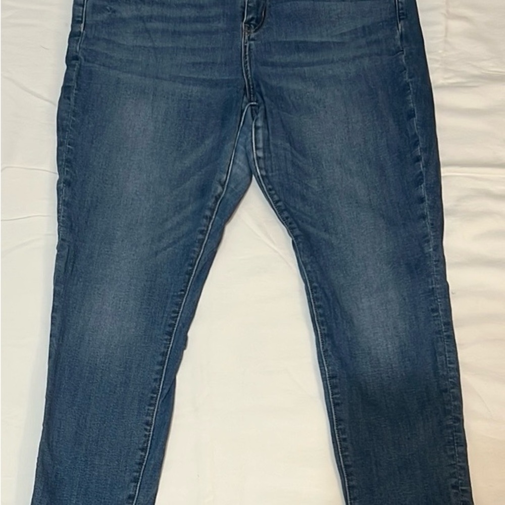 American Eagle Outfitters High Rise Blue Skinny Jeans
